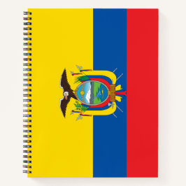 Flagge Ecuadors Notizbuch