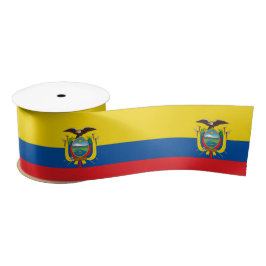 Flagge Ecuadors Satinband