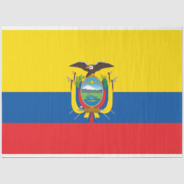 Flagge Ecuadors Seidenpapier