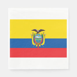 Flagge Ecuadors Serviette