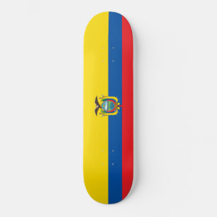 Flagge Ecuadors Skateboard