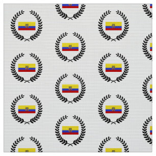 Flagge Ecuadors Stoff