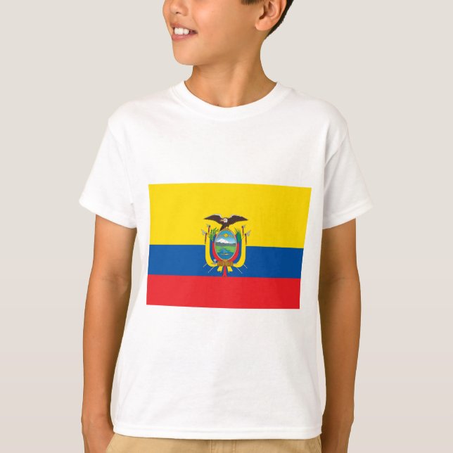 Flagge Ecuadors T-Shirt (Vorderseite)