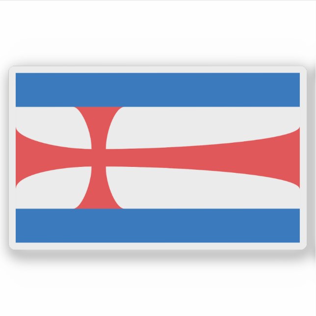 Flagge Eisenachs, Deutschland Aufkleber (Vorderseite)