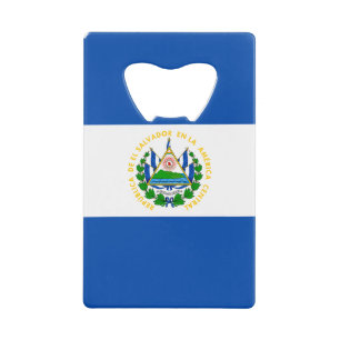 Flagge El Salvador Geldbeutel Flaschenöffner