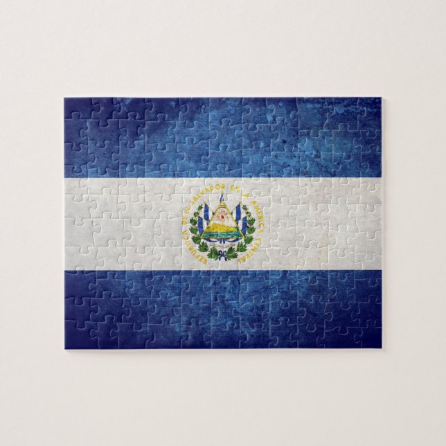 Flagge El Salvadors (Horizontal)