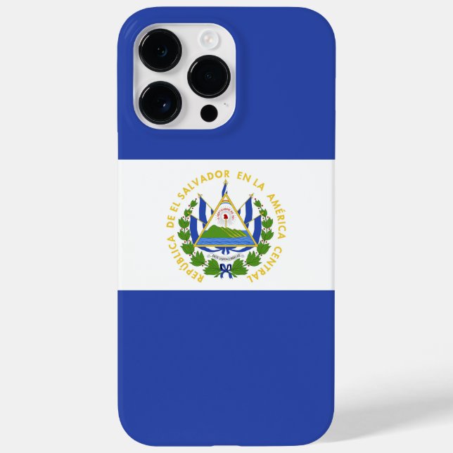 Flagge El Salvadors Case-Mate iPhone 14 Pro Max Hülle (Rückseite)