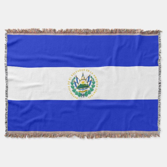 Flagge El Salvadors Decke (Vorderseite)