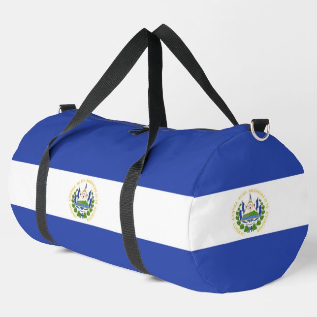 Flagge El Salvadors Duffle Bag (Linke Ecke)