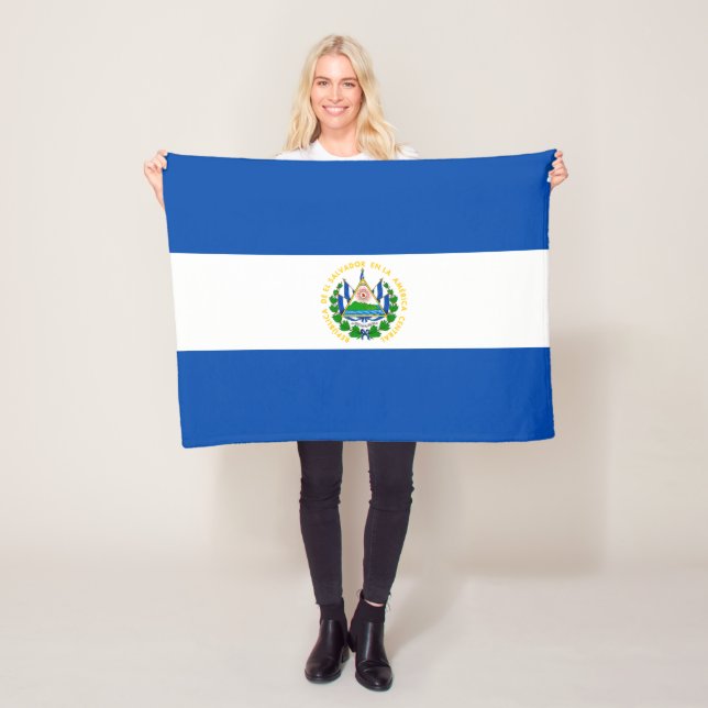 Flagge El Salvadors Fleecedecke (Beispiel)