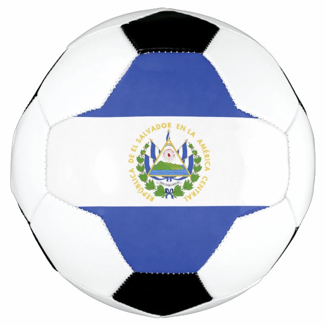 Flagge El Salvadors Fußball (Vorderseite)