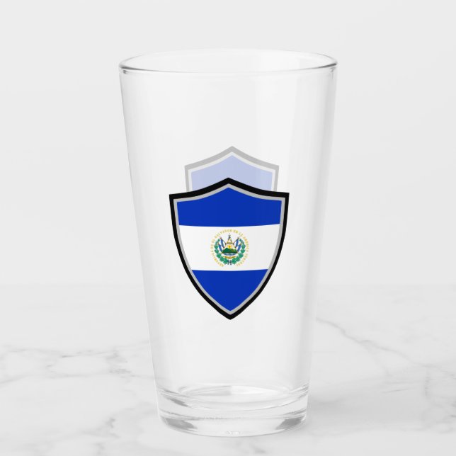 Flagge El Salvadors Glas (Vorderseite)