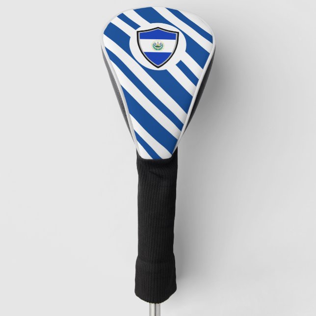 Flagge El Salvadors Golf Headcover (Vorderseite)