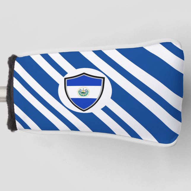 Flagge El Salvadors Golf Headcover (Vorderseite)