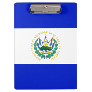 Flagge El Salvadors Klemmbrett