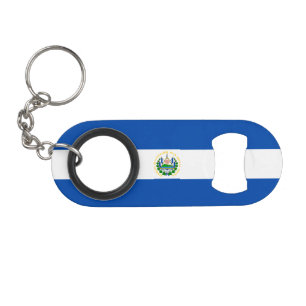 Flagge El Salvadors Mini Flaschenöffner