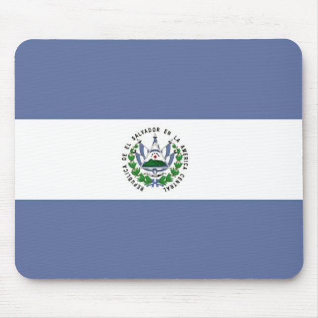 Flagge El Salvadors Mouse Pad Mousepad (Vorne)