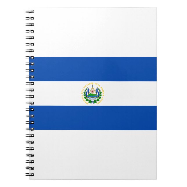 Flagge El Salvadors Notizblock (Vorderseite)