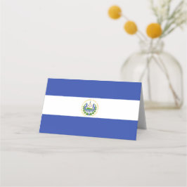 Flagge El Salvadors Platzkarte