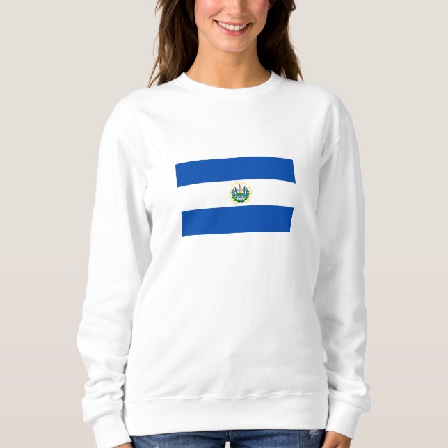 Flagge El Salvadors Sweatshirt (Vorderseite)