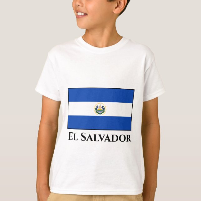 Flagge El Salvadors T-Shirt (Vorderseite)