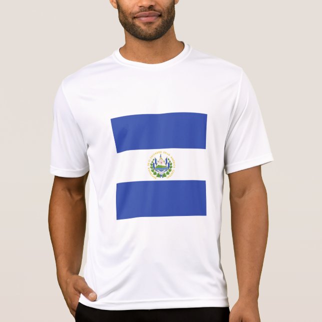 Flagge El Salvadors T-Shirt (Vorderseite)