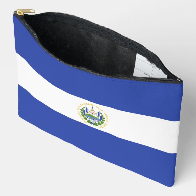 Flagge El Salvadors Zubehörtasche (Offen)
