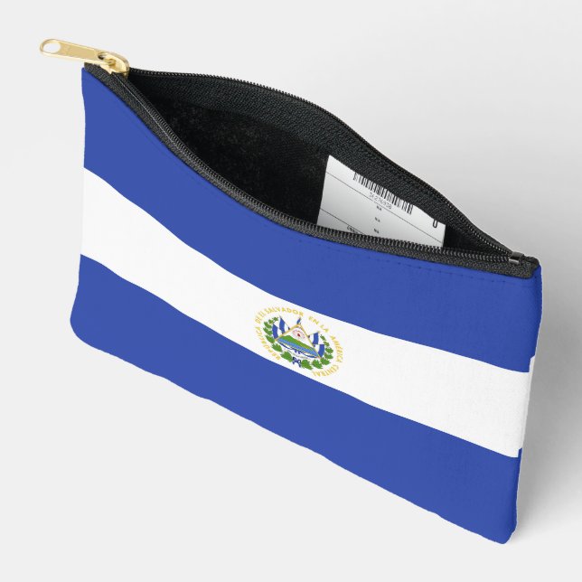 Flagge El Salvadors Zubehörtasche (Offen)