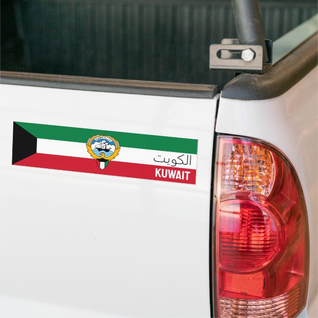Flagge/ Emblem von Kuwait Autoaufkleber (Auf Lkw)