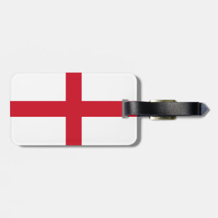 Flagge England Gepäckanhänger mit Ledergurt