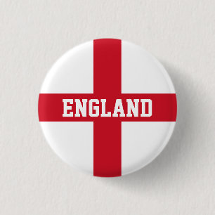 Flagge Englands Button