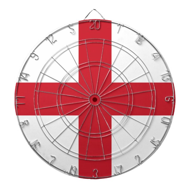Flagge Englands Dartscheibe (vorne)