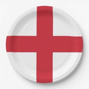 Flagge Englands Pappteller