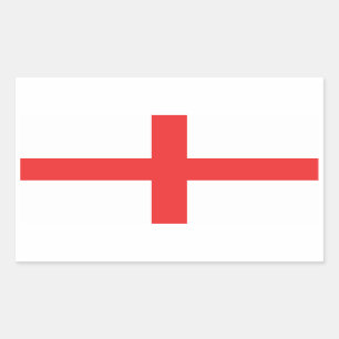 Flagge Englands Rechteckiger Aufkleber