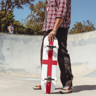 Flagge Englands Skateboard