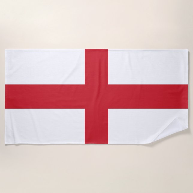 Flagge Englands Strandtuch (Vorderseite)