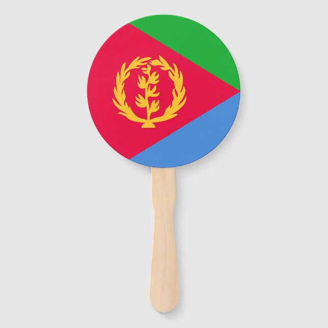 Flagge Eritrea Fächer (Vorderseite)