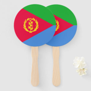 Flagge Eritrea Fächer