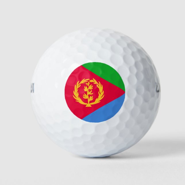 Flagge Eritrea Golfball (Vorderseite)