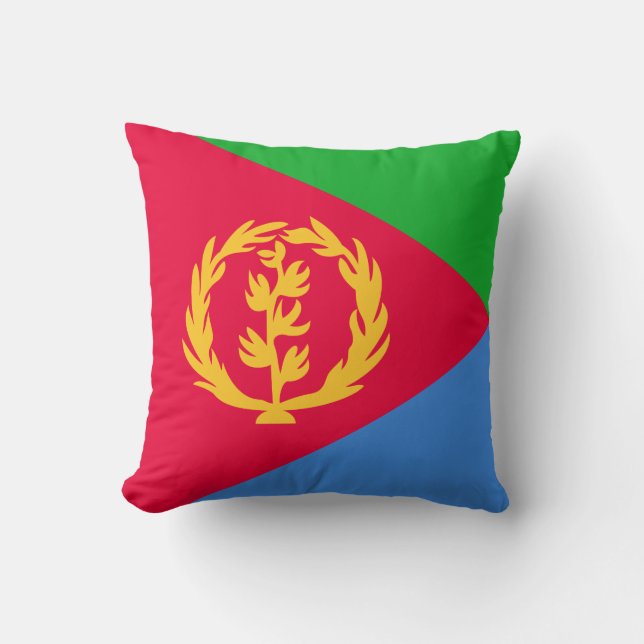 Flagge Eritrea Kissen (Vorderseite)