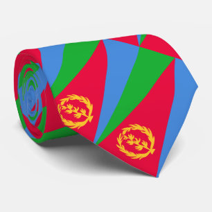 Flagge Eritrea Krawatte