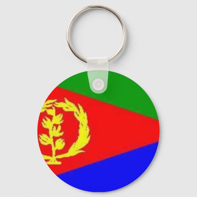 Flagge Eritrea Schlüsselanhänger (Vorderseite)