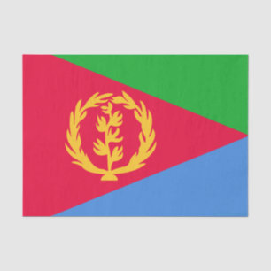 Flagge Eritrea Seidenpapier