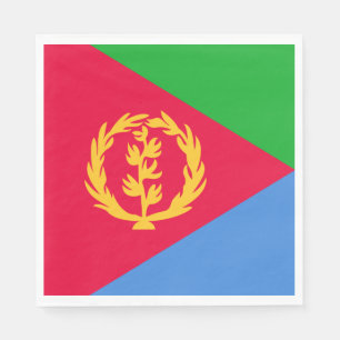 Flagge Eritrea Serviette