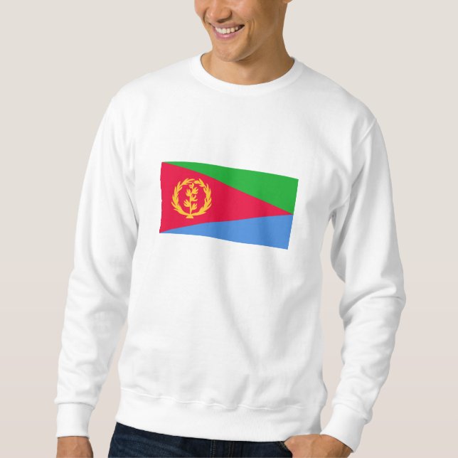 Flagge Eritrea Sweatshirt (Vorderseite)
