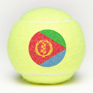 Flagge Eritrea Tennisbälle