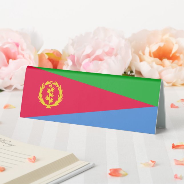 Flagge Eritrea Tischaufsteller (In Situ (Hochzeit))