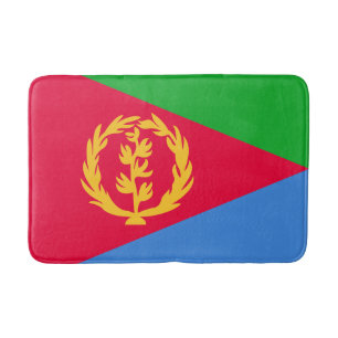 Flagge Eritreas Badematte