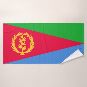 Flagge Eritreas Badhandtuch Set