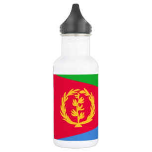 Flagge Eritreas Edelstahlflasche